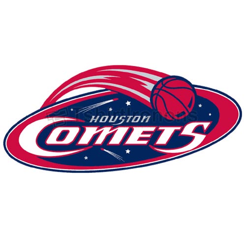 Houston Comets T-shirts Iron On Transfers N5675 - Click Image to Close